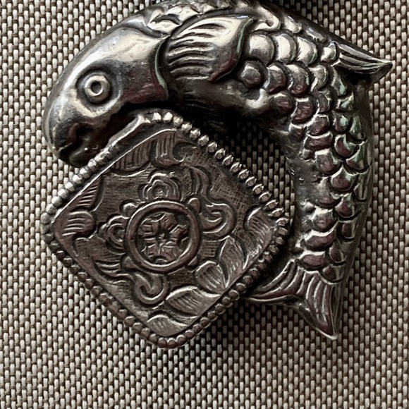 Designer Catherine Hysell choker beaded necklace and pendant - Picture 2 of 16